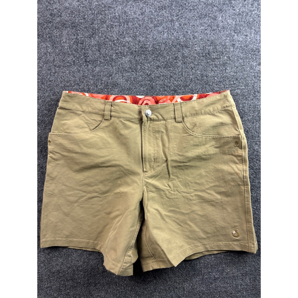 Isis Hiking Shorts Womens 10 Tan Stretch Performance Outdoor Activewear Pockets